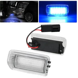 2PCS LED Interior Door Panel Light Courtesy Warning Lights Blue Beam Plug and Play for Toyota Avalon Sienna Venza Camry Prius 4Runner Lexus IS ES GS LS RX GX LX Subaru BRZ