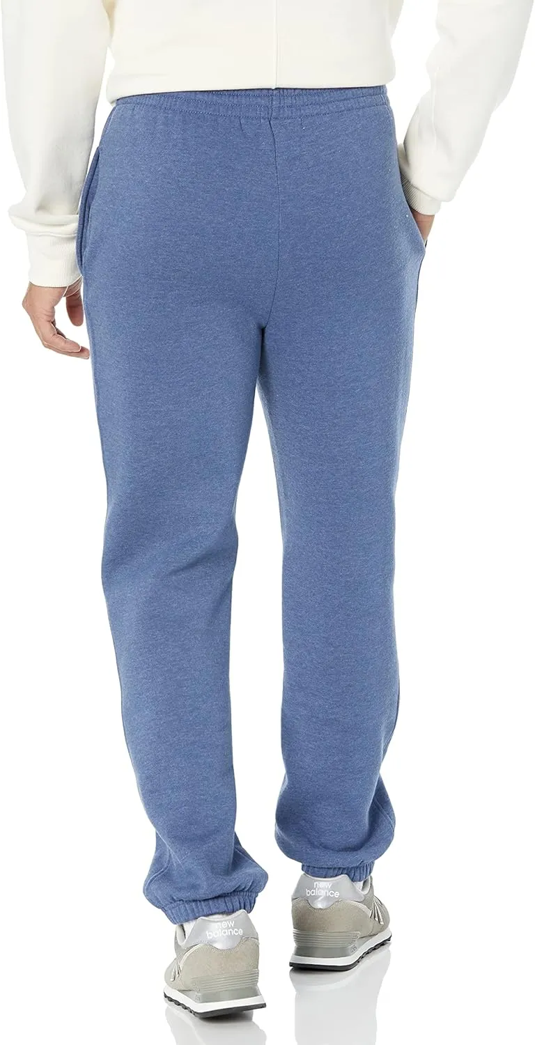 Amazon Essentials Sweatpants for Men, Fleece, Closed Bottom (Available in Big and Tall)