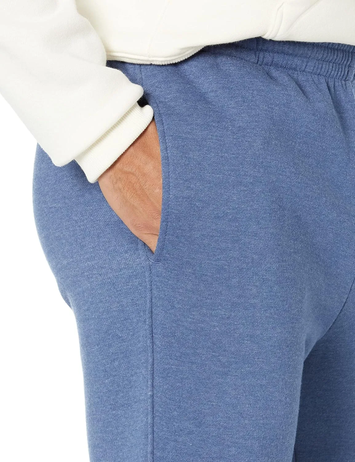 Amazon Essentials Sweatpants for Men, Fleece, Closed Bottom (Available in Big and Tall)