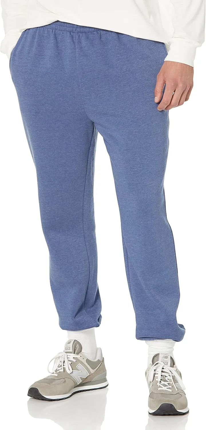 Amazon Essentials Sweatpants for Men, Fleece, Closed Bottom (Available in Big and Tall)