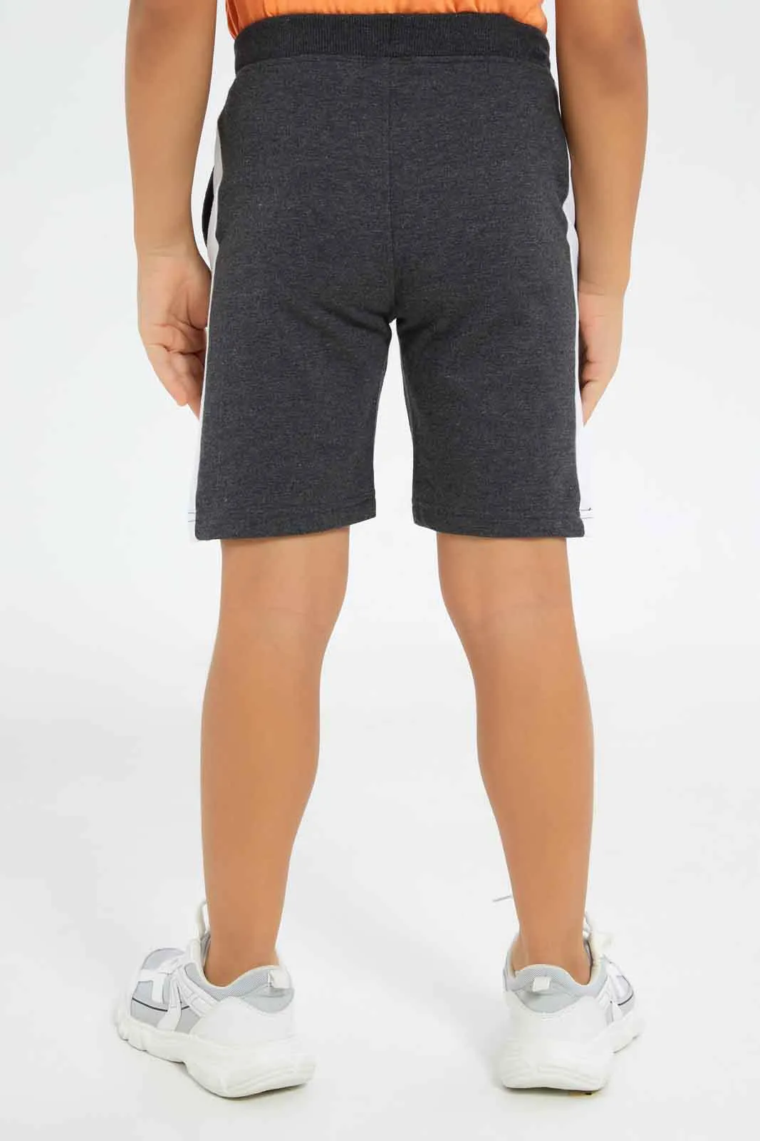 Boys Charcoal Tom And Jerry Shorts