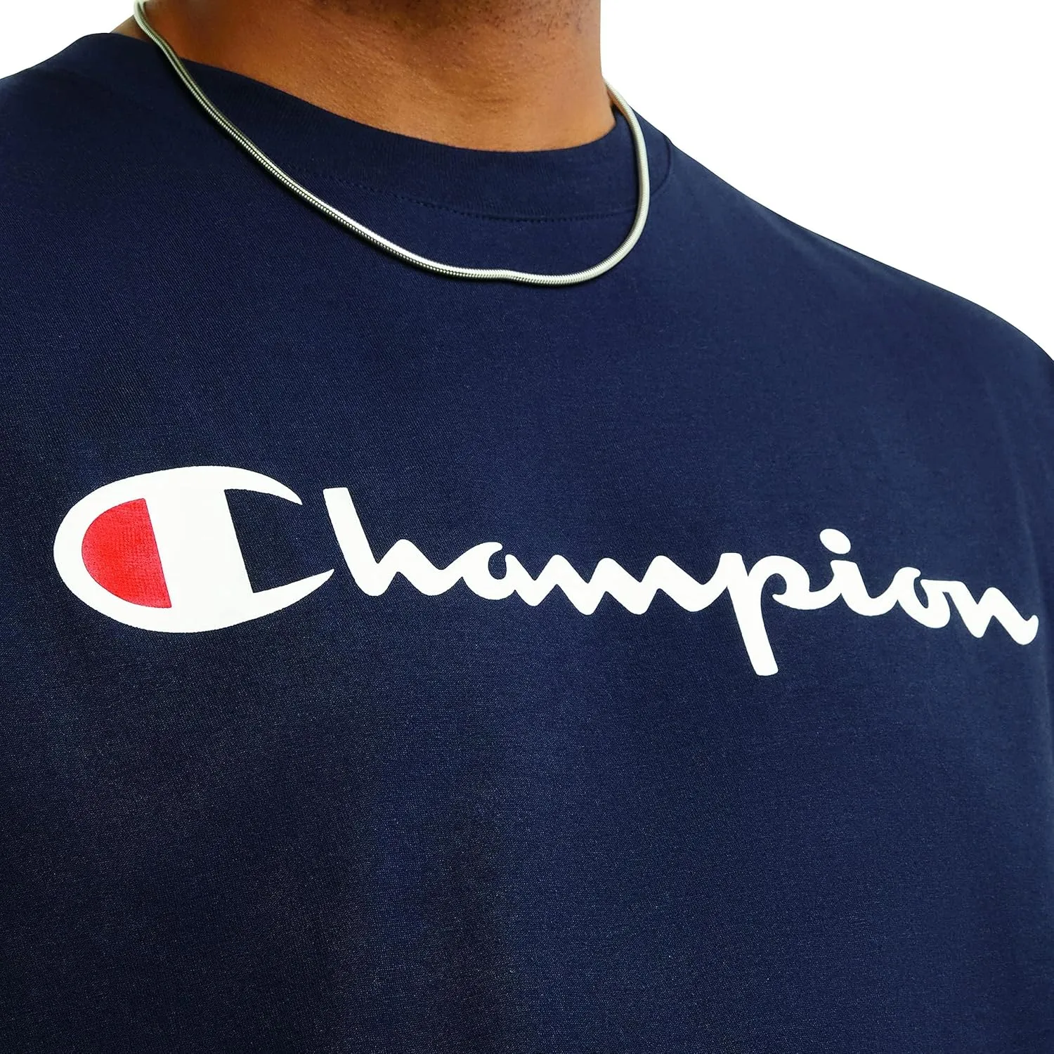 Champion Men's T-Shirt, Classic Graphic T-Shirt, Soft and Comfortable T-Shirts for Men, Script Logo (Reg. or Big & Tall)