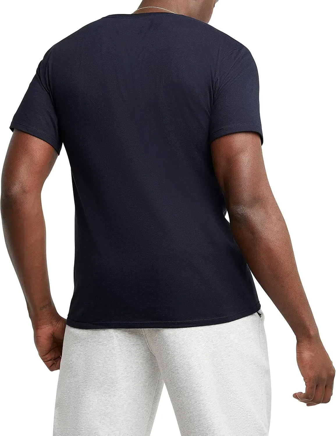 Champion Men's T-Shirt, Classic Graphic T-Shirt, Soft and Comfortable T-Shirts for Men, Script Logo (Reg. or Big & Tall)