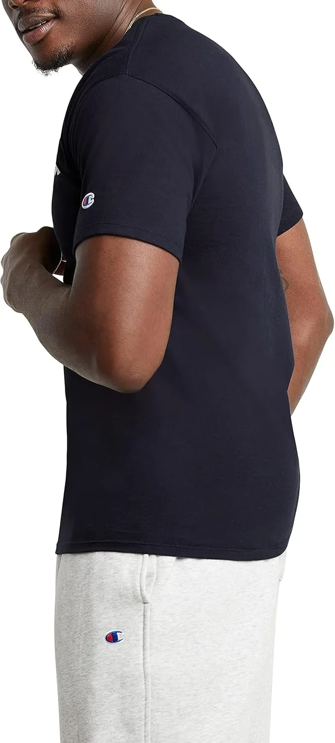 Champion Men's T-Shirt, Classic Graphic T-Shirt, Soft and Comfortable T-Shirts for Men, Script Logo (Reg. or Big & Tall)
