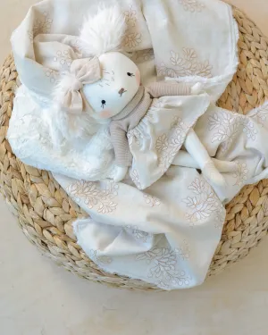 Dog Soft Toy Alphonsine and Blanket