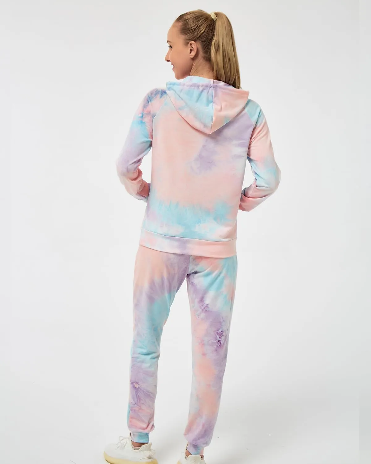 FUPHINE Women's Two Piece Outfits Sweatsuits Set Long Sleeve Pullover Hoodie and Jogger Sweatpants Tracksuit Lounge Sets