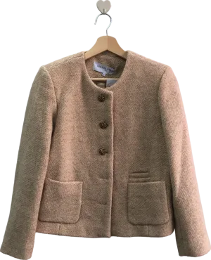 Gerard Darel Beige Wool Blazer Jacket EU 38