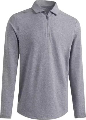 Mens Quarter Zip Polo Shirt Long and Short Sleeve Collared Shirts Moisture Wicking Performance Golf Polo Shirts