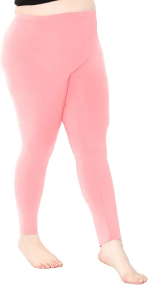 Oh So Soft Women's Plus Size Knee Length and Full Length Leggings | X-Large - 7X