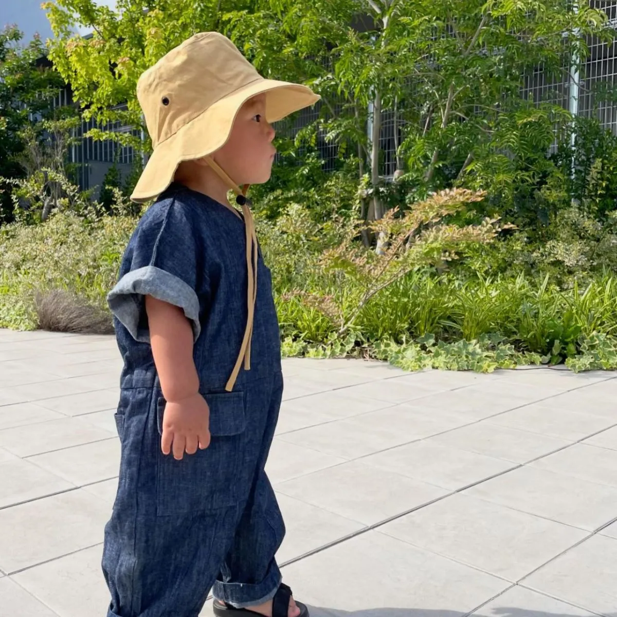 relaxed bucket hat | gold