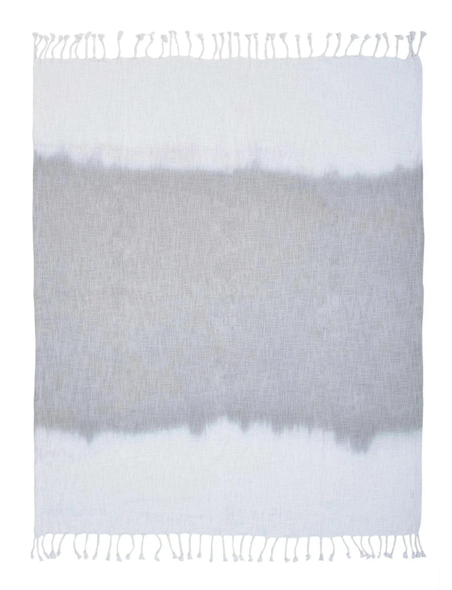 Soft Gray Shibori Slab LR81152 Throw Blanket