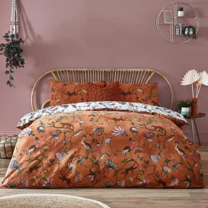 Wildlings Tropical Duvet Cover Set Warm Sienna